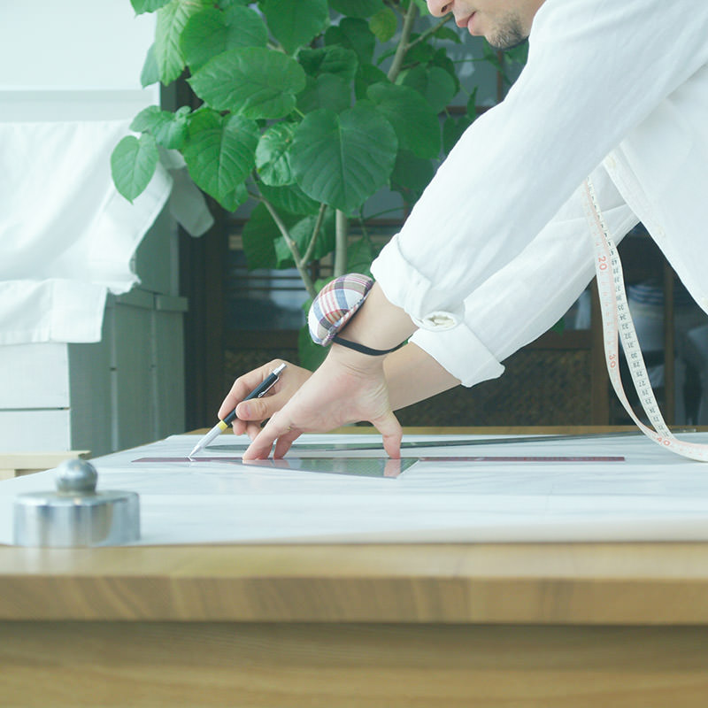 パターンを書く風景